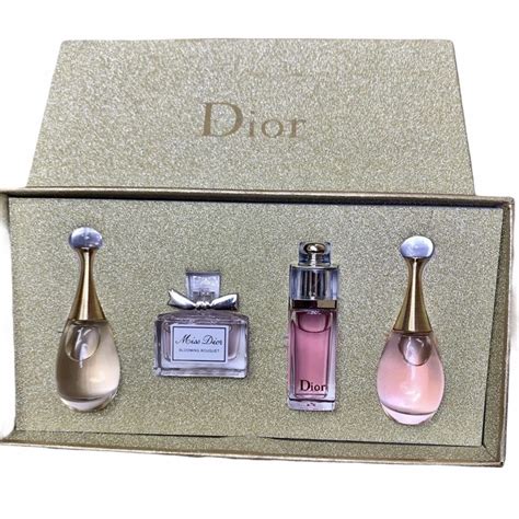 perfume dior estuche|miniature Dior perfume gift sets.